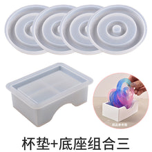 Load image into Gallery viewer, Round Coaster Molds with Holder Mold