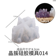 Load image into Gallery viewer, Crystal Cluster Silicone Mold