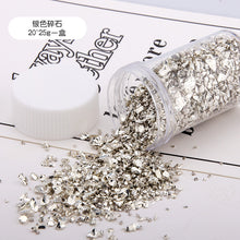 Load image into Gallery viewer, 12 Metal Color Crushed Stone Accessories