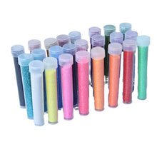 Load image into Gallery viewer, 24 Colors Long Bottle with Glitter Powder