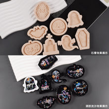 Load image into Gallery viewer, Halloween Flowing Sand Pendant Keychain Mold