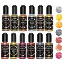 Load image into Gallery viewer, 12 Colors Alcohol Ink Pigment