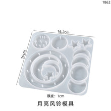 Load image into Gallery viewer, Butterfly Sun Dragonfly Moon Wind Chime Pendant Mold