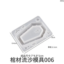 Load image into Gallery viewer, Halloween Flowing Sand Pendant Keychain Mold