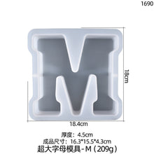 Load image into Gallery viewer, 26 Large Letter Silicone Mold