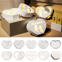 Load image into Gallery viewer, Luminous Hollow Heart Storage Silicone Mold