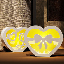 Load image into Gallery viewer, Luminous Hollow Heart Storage Silicone Mold