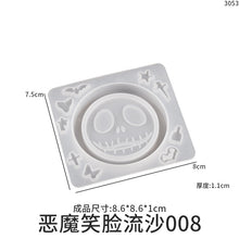 Load image into Gallery viewer, Halloween Flowing Sand Pendant Keychain Mold