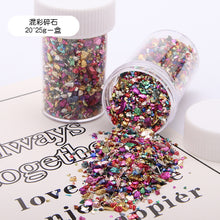 Load image into Gallery viewer, 12 Metal Color Crushed Stone Accessories