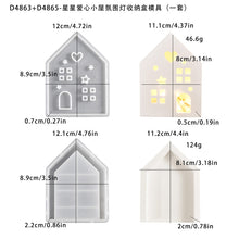 Load image into Gallery viewer, Luminous Hollow House Storage Box Silicone Mold