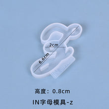 Load image into Gallery viewer, IN Version 26 Letter Pendant Set Silicone Mold