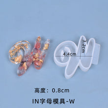 Load image into Gallery viewer, IN Version 26 Letter Pendant Set Silicone Mold