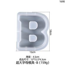 Load image into Gallery viewer, 26 Large Letter Silicone Mold
