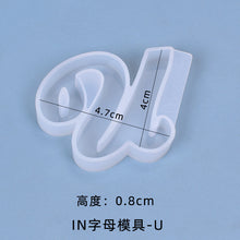 Load image into Gallery viewer, IN Version 26 Letter Pendant Set Silicone Mold