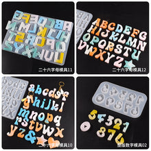 Load image into Gallery viewer, English Letters Earrings Pendant Mold
