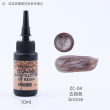 Load image into Gallery viewer, 10ml Diamond Dust Glitter UV Resin