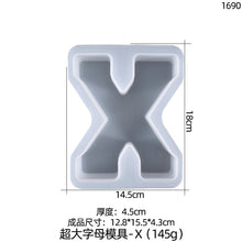 Load image into Gallery viewer, 26 Large Letter Silicone Mold