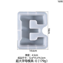 Load image into Gallery viewer, 26 Large Letter Silicone Mold