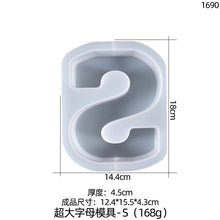 Load image into Gallery viewer, 26 Large Letter Silicone Mold