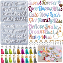 Load image into Gallery viewer, English Letter Silicone Mold