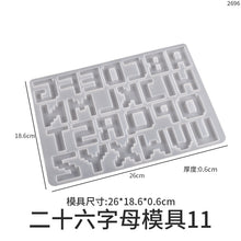 Load image into Gallery viewer, English Letters Earrings Pendant Mold