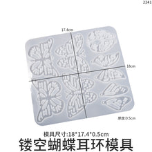 Load image into Gallery viewer, Hollow Butterfly Earring Mold