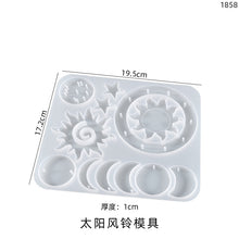 Load image into Gallery viewer, Butterfly Sun Dragonfly Moon Wind Chime Pendant Mold