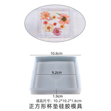 Load image into Gallery viewer, Round Square Hexagonal Pen Holder Coaster Mold