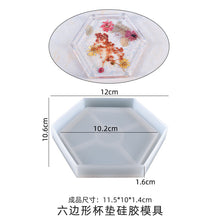 Load image into Gallery viewer, Round Square Hexagonal Pen Holder Coaster Mold