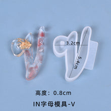 Load image into Gallery viewer, IN Version 26 Letter Pendant Set Silicone Mold