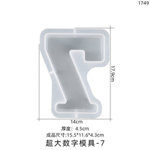 Load image into Gallery viewer, Arabic numerals Symbol Ornaments Mold