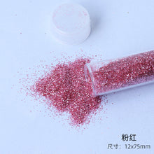 Load image into Gallery viewer, 24 Colors Long Bottle with Glitter Powder