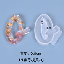 Load image into Gallery viewer, IN Version 26 Letter Pendant Set Silicone Mold