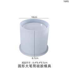 Load image into Gallery viewer, Round Square Hexagonal Pen Holder Coaster Mold