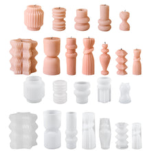 Load image into Gallery viewer, Nordic Style Geometric Styling Candle Mold