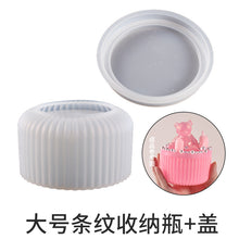 Load image into Gallery viewer, Smooth Stripe Storage Box Mold