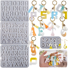 Load image into Gallery viewer, English Letters Earrings Pendant Mold