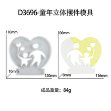 Load image into Gallery viewer, Christmas Circular 3D Candle Holder Mold