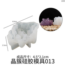Load image into Gallery viewer, Crystal Cluster Silicone Mold