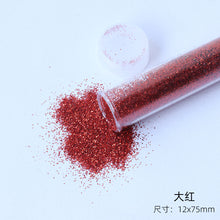 Load image into Gallery viewer, 24 Colors Long Bottle with Glitter Powder