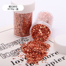 Load image into Gallery viewer, 12 Metal Color Crushed Stone Accessories