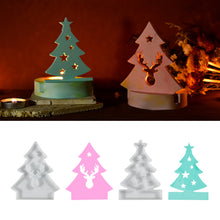 Load image into Gallery viewer, Christmas Circular 3D Candle Holder Mold