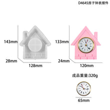 Load image into Gallery viewer, Bird House Clock Silicone Mold