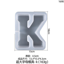 Load image into Gallery viewer, 26 Large Letter Silicone Mold
