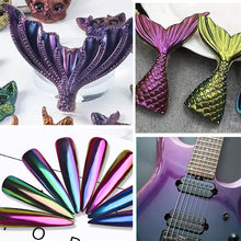 Load image into Gallery viewer, 10 Colors Laser Metal Chameleon Glitter Powder