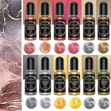 Load image into Gallery viewer, 12 Colors Alcohol Ink Pigment