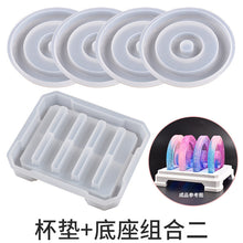 Load image into Gallery viewer, Round Coaster Molds with Holder Mold
