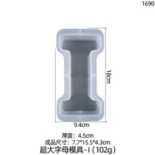 Load image into Gallery viewer, 26 Large Letter Silicone Mold