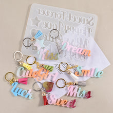 Load image into Gallery viewer, English Letter Silicone Mold