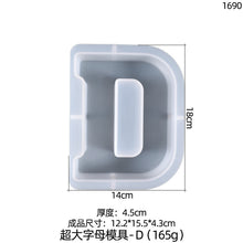 Load image into Gallery viewer, 26 Large Letter Silicone Mold